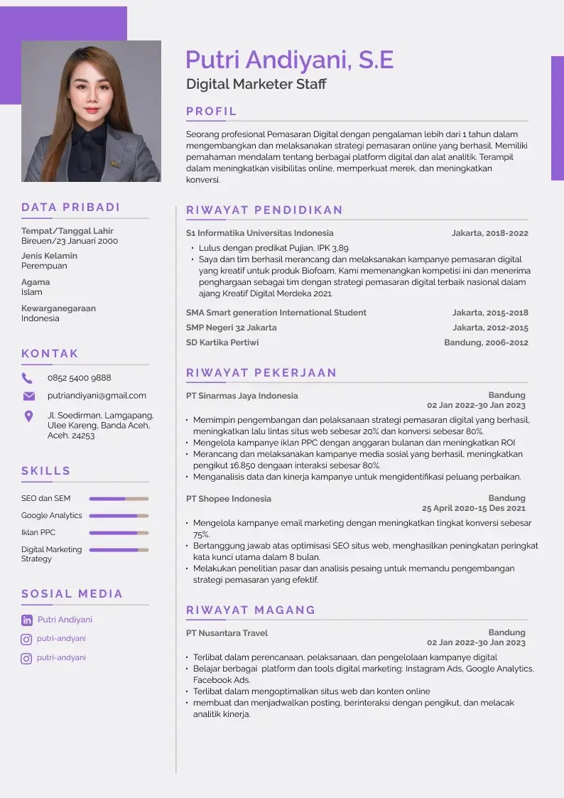 Preview Creative Template